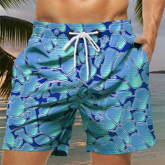 BERMUDAS ESTAMPADAS EM 3D TAMANHOS PLUS SIZES