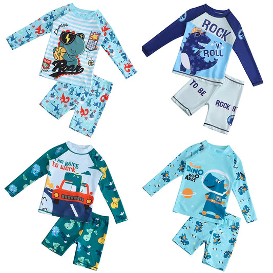 ROUPA MODA PRAIA INFANTIL MENINO DE 2 A 12 ANOS  PROTEÇÃO SOLAR