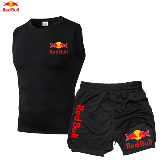 CONJUNTO RED BULL DE COMPRESSÃO