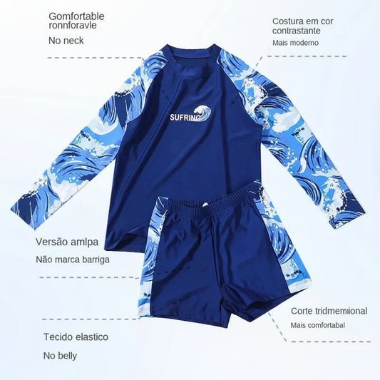 ROUPA MODA PRAIA COLEÇÃO 2025 INFANTIL TAMANHOS GRANDES COM PROTEÇÃO SOLAR