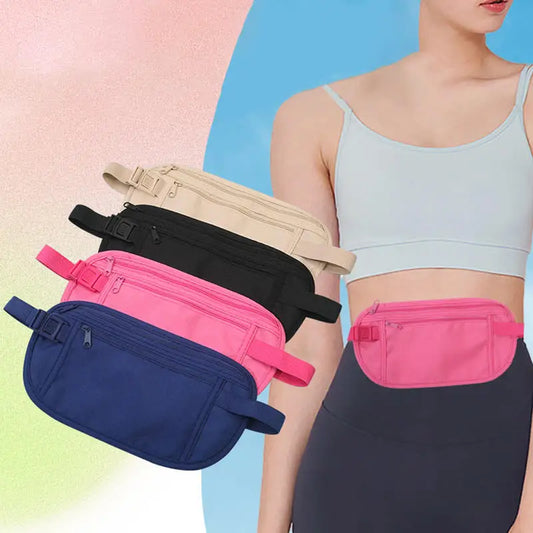 BOLSA DE CINTURA PARA VIAGEM SEGURANÇA OCULTA